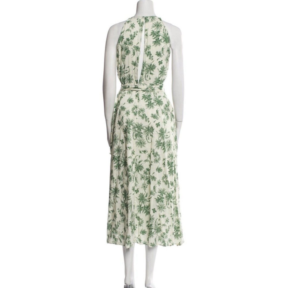 Sandro Annecy linen blend midi dress Size 6 (EU38) - Picture 5 of 16